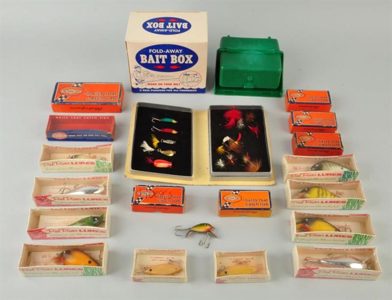 ASSORTED BOXED BAITS.                             