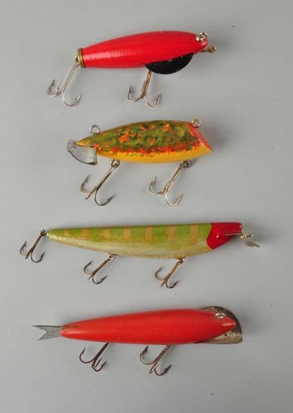 LOT OF 4: UNKNOWN BAITS.                          