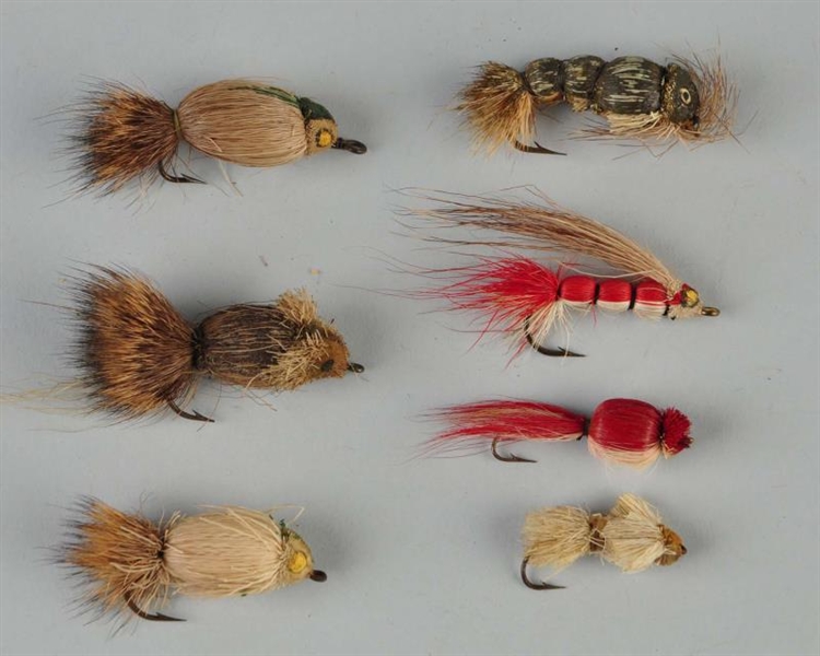 LOT OF 7:  ASSORTED OC TUTTLE BAITS.              