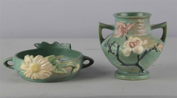 LOT OF 2: ROSEVILLE POTTERY ITEMS                 
