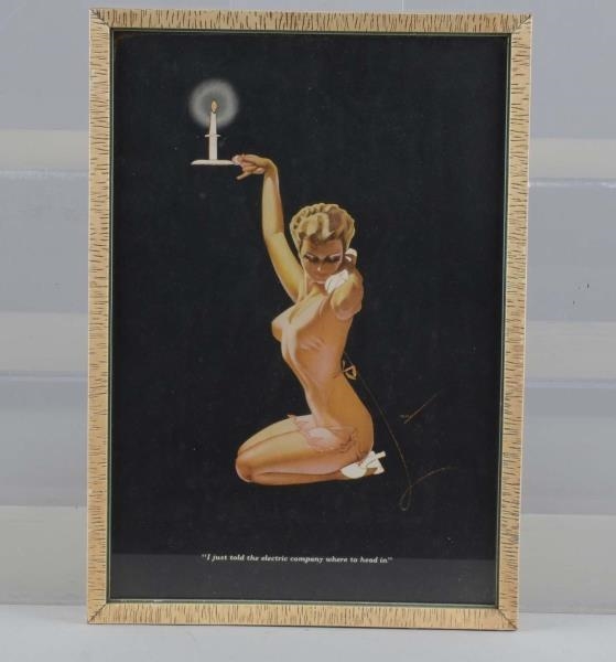 GEORGE PETTY PIN UP GIRL LITHOGRAPH               