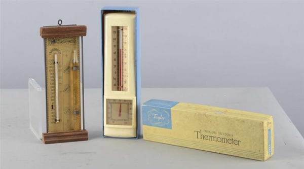 LOT OF 2: VINTAGE THERMOMETERS                    