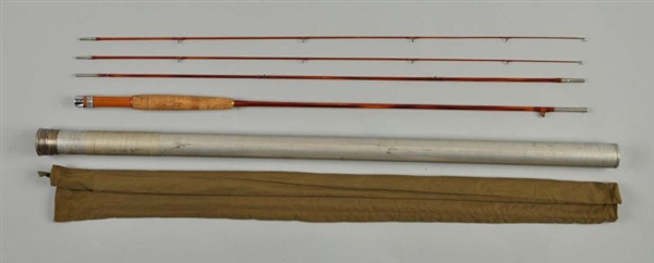 BAMBOO FLY ROD IN CASE.                           