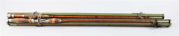 LOT OF 3: BAMBOO RODS.                            
