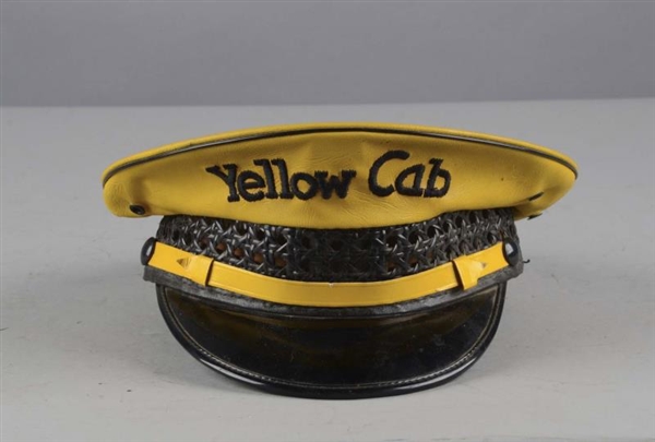 ORIGINAL LANCASTER BRAND YELLOW CAB DRIVERS HAT  