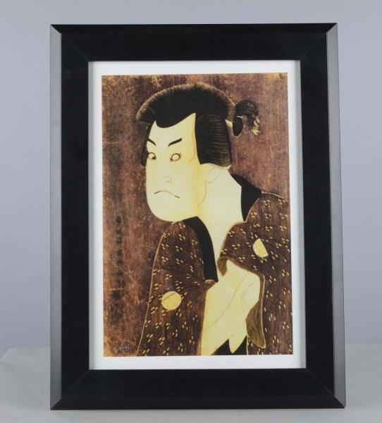 TOSHUSIA SHARAKU PORTRAIT OF KABUKI ACTOR PRINT   