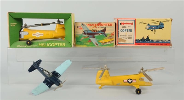 LOT OF 3: HUBLEY FLYING VEHICLES.                 
