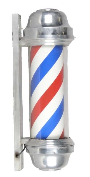 WALL MOUNT BARBER POLE TRADE SIGN                 