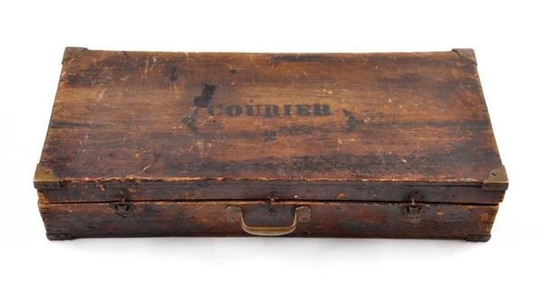 ANTIQUE SHARPS LINE-THROWING CARRY CASE.          