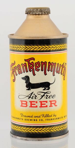 FRANKENMUTH AIR FREE CONE TOP IRTP BEER CAN.      
