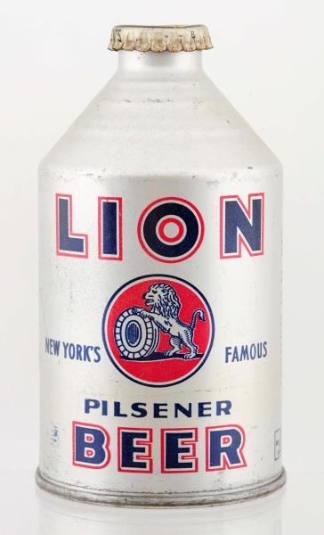 LION BEER CROWNTAINER IRTP BEER CAN.              