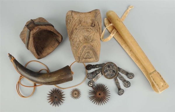 LOT OF MEXICAN COWBOY ACCESSORIES.                