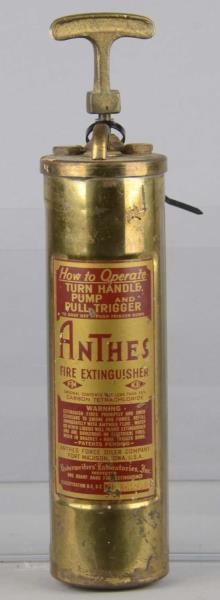 BRASS FIRE EXTINGUISHER                           