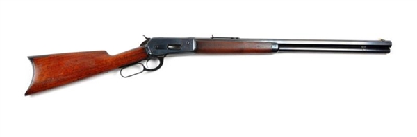 WINCHESTER MODEL 1886 LEVER ACTION RIFLE.         