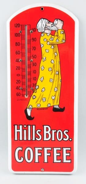 HILLS BROS. COFFEE ADVERTISING THERMOMETER        