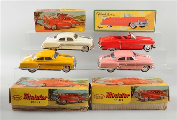 LOT OF 4: FRICTION CARS.                          