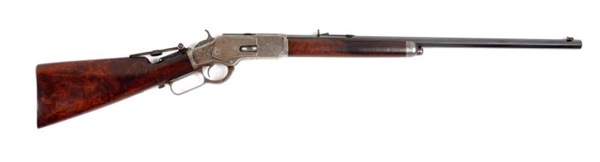 WINCHESTER MODEL 1873 DELUXE LEVER ACTION RIFLE.  