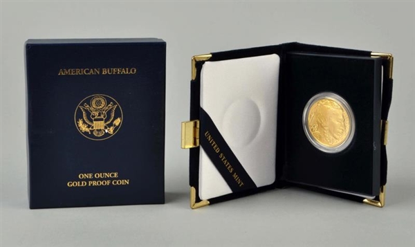 AMERICAN BUFFALO GOLD COIN IN BOX.                