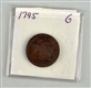 1795 LETTERED EDGE HALF CENT WITH POLE OFF-CENTER.