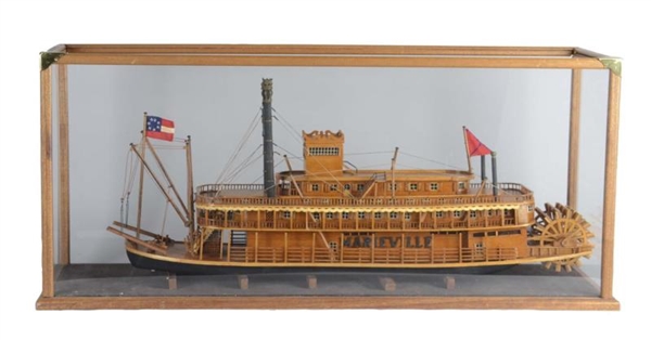 CONFEDERATE PADDLE BOAT MODEL                     