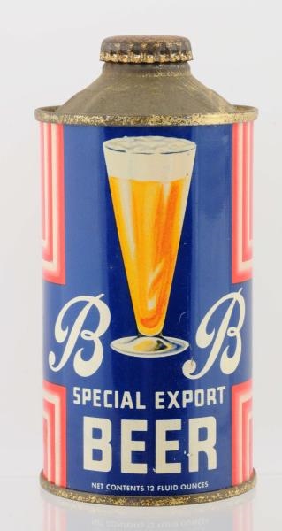 B.B. SPECIAL EXPORT BEER CAN.                     