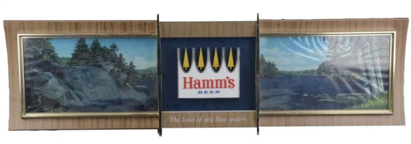 HAMMS BEER PANORAMIC RIPPLER MOTION SIGN         