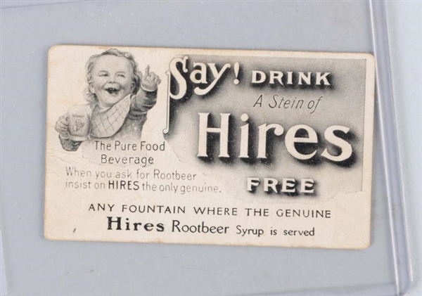 HIRES ROOT BEER UGLY KID COUPON.                  