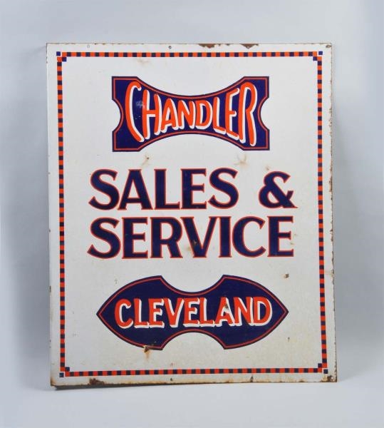 CHANDLER CLEVELAND SALES & SERVICE SIGN.          