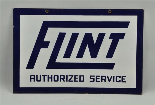 FLINT (AUTO) AUTHORIZED SERVICE SIGN.             