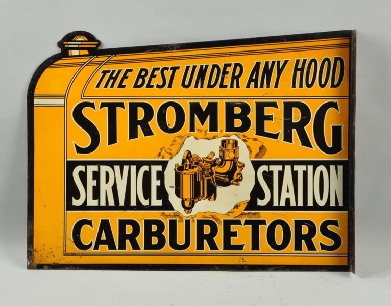 STROMBERG CARBURETORS SERVICE STATION SIGN.       
