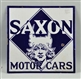 SAXON MOTOR CARS WITH ICONIC VIKING IMAGE SIGN.   