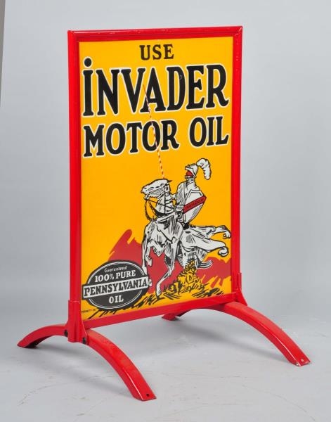 USE INVADER MOTOR OIL SIGN.                       