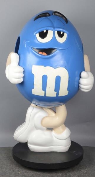 LARGE BLUE M&M "SPOKESCANDY" FIGURE               