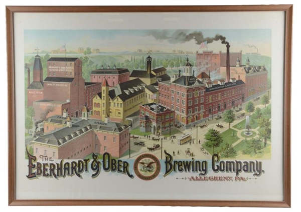 PRINT OF THE EBERHARDT & OBER BREWING CO.         