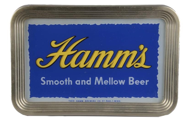 HAMMS SMOOTH AND MELLOW BEER ADVERTISING LIGHT   
