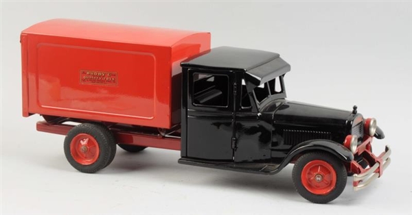PRESSED STEEL BUDDY L JR AIR MAIL DELIVERY TRUCK. 