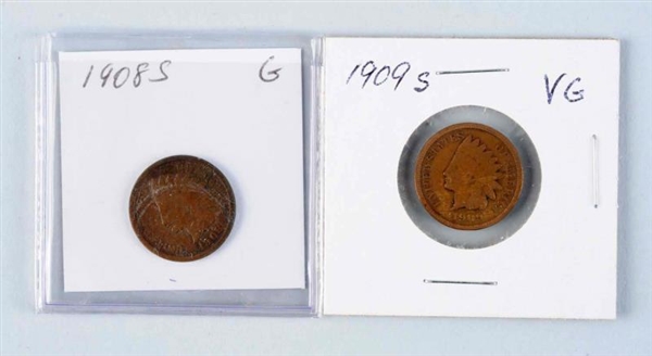 LOT OF 2: INDIAN HEAD CENTS.                      