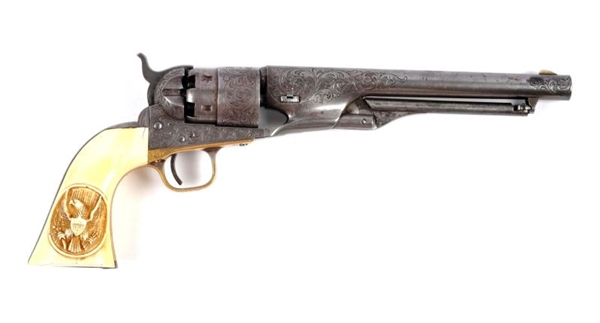 SPECIAL ORDER ENGRAVED COLT MODEL 1860 ARMY.      