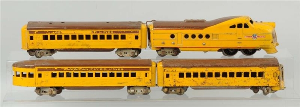 LOT OF 4: AMERICAN FLYER UNION PACIFIC STREAMLINER