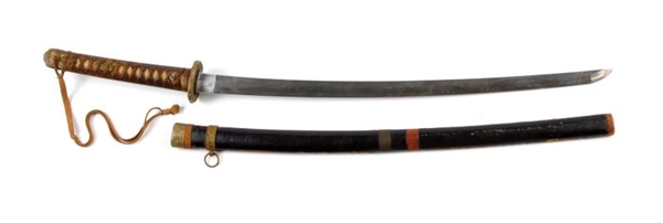 WWII JAPANESE OFFICERS SWORD.                     