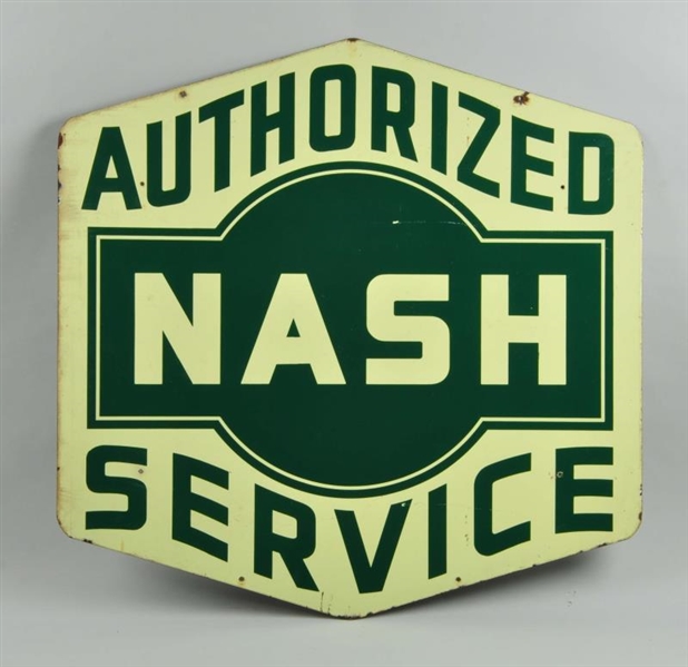 NASH AUTHORIZED SERVICE DIECUT SIGN.              