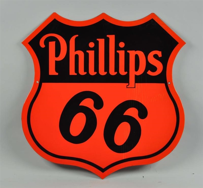 PHILLIPS 66 DSP SHIELD-SHAPED SIGN.               
