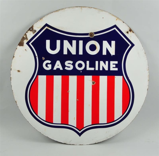 UNION GASOLINE WITH LOGO SIGN.                    