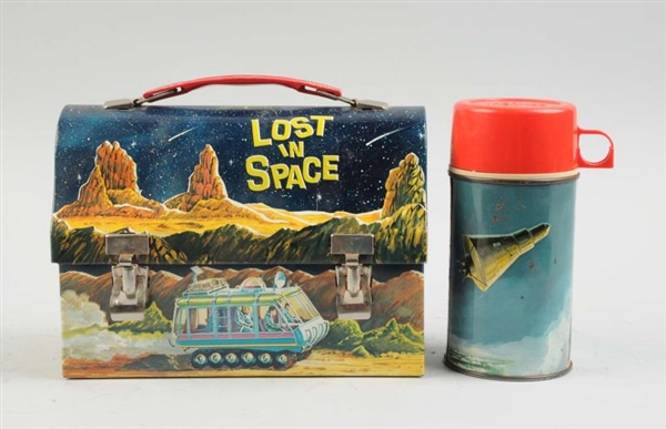 SCARCE "LOST IN SPACE" PRESSED STEEL DOME LUNCHBOX