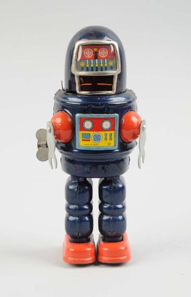 JAPANESE TIN LITHO WIND UP ROBY ROBOT.            