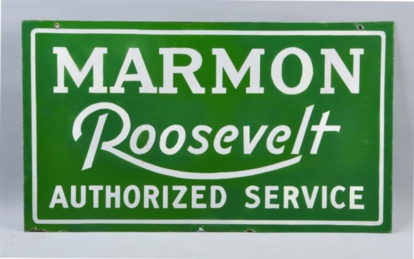 MARMON ROOSEVELT AUTHORIZED SERVICE DSP SIGN.     