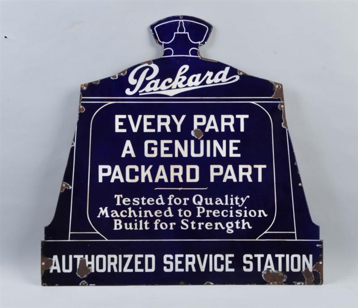 PACKARD AUTHORIZED SERVICE STATION SSP SIGN.      