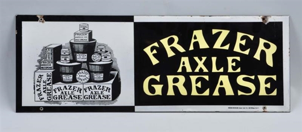 RARE EARLY FRAZER AXLE GREASE SSP SIGN.           