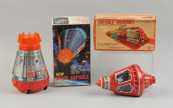 LOT OF 2: JAPANESE SPACE CAPSULES IN BOXES        