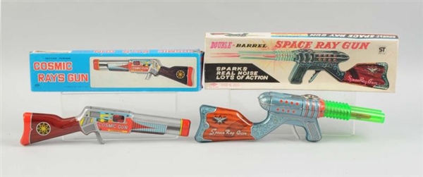 LOT OF 2: JAPANESE FRICTION SPACE GUNS IN BOXES   